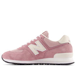 New Balance: Розовые кроссовки  574