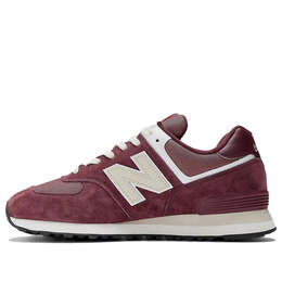 New Balance: Бордовые кроссовки  574