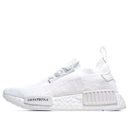 Adidas: Белые кроссовки  NMD_R1 Primeknit