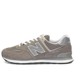 New Balance: Серые кроссовки  574