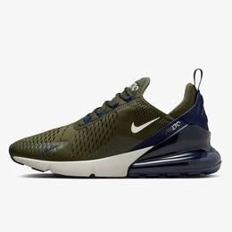 Nike: Зелёные кроссовки  Air Max 270