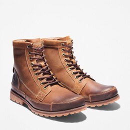 Timberland: Коричневые ботинки 