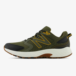 New Balance: Зелёные кроссовки 