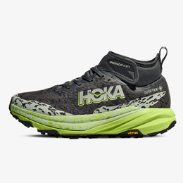 HOKA: Зелёные кроссовки 