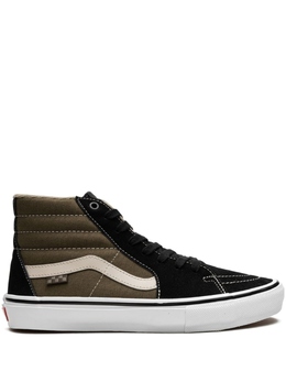 Vans: Зелёные кроссовки  Sk8-Hi