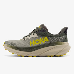 HOKA: Зелёные кроссовки 