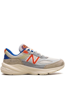 New Balance: Бежевые кроссовки  990