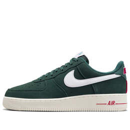 Nike: Зелёные кроссовки  Air Force 1