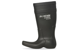 Balenciaga: Чёрные сапоги 