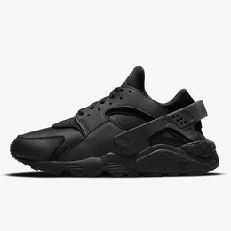 Nike: Чёрные кроссовки  Air Huarache