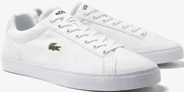 Lacoste: Белые кроссовки 