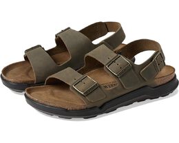 Birkenstock: Сандалии  Milano цвета хаки