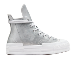 Converse: Серебристые кроссовки  Chuck 70