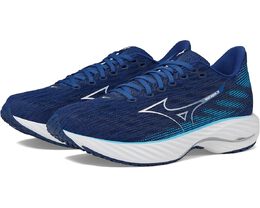 Mizuno: Голубые кроссовки 