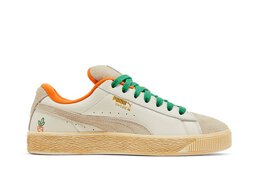 PUMA: Белые кроссовки  Suede