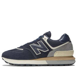 New Balance: Синие кроссовки  574