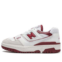 New Balance: Белые кроссовки  550