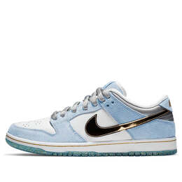 Nike: Белые кроссовки  SB Dunk Low