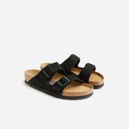 Birkenstock: Чёрные сандалии 