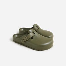 Birkenstock: Сандалии цвета хаки 