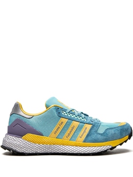 Adidas: Синие кроссовки  Human Made