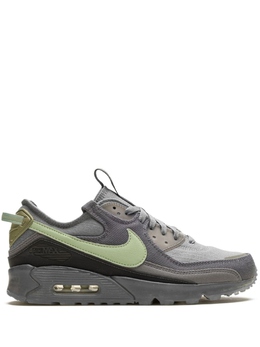 Nike: Серые кроссовки  Air Max 90