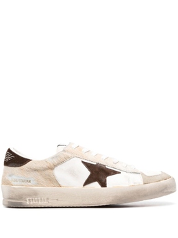 Golden Goose: Белые кеды  Stardan