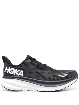 HOKA: Чёрные кроссовки 