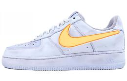 Nike: Оранжевые кроссовки  Air Force 1