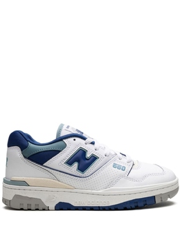 New Balance: Белые кроссовки  550