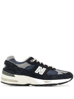 New Balance: Синие кроссовки  991