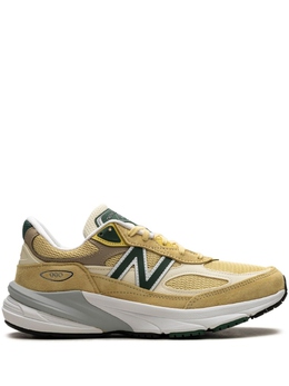 New Balance: Жёлтые кроссовки  990