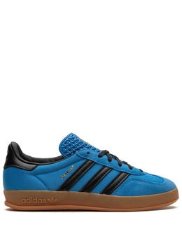 Adidas: Голубые кроссовки  Gazelle Indoor