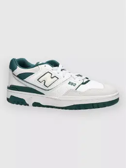 New Balance: Белые кроссовки  550