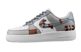 Nike: Серые кроссовки  Air Force 1