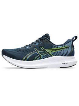 Asics: Синие кроссовки 