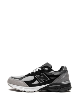 New Balance: Чёрные кроссовки 