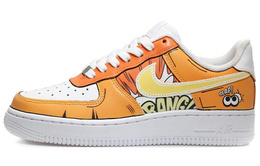 Nike: Оранжевые кроссовки  Air Force 1