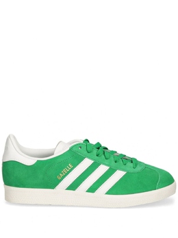 Adidas: Зелёные кроссовки  Gazelle