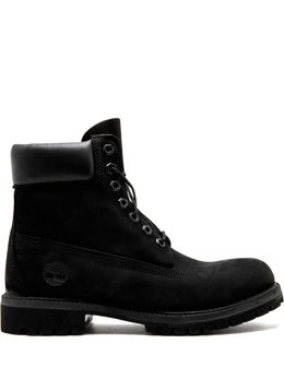 Timberland: Чёрные ботинки 