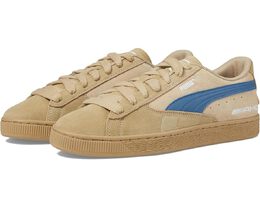 PUMA: Голубые кроссовки  Suede