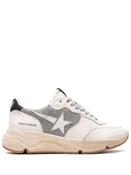 Golden Goose: Белые кроссовки  Running Sole