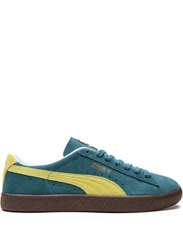 PUMA: Синие кроссовки  Suede VTG