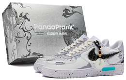 Nike: Чёрные кроссовки  Air Force 1