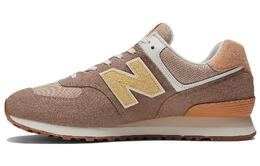 New Balance: Коричневые кроссовки  574