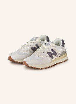 New Balance: Серые кроссовки  574