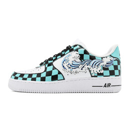 Nike: Голубые кроссовки  Air Force 1