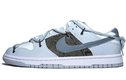 Nike: Светлые кроссовки  Dunk Low