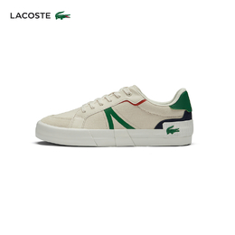 Lacoste: Белые кроссовки 