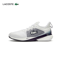 Lacoste: Тёмные кроссовки 